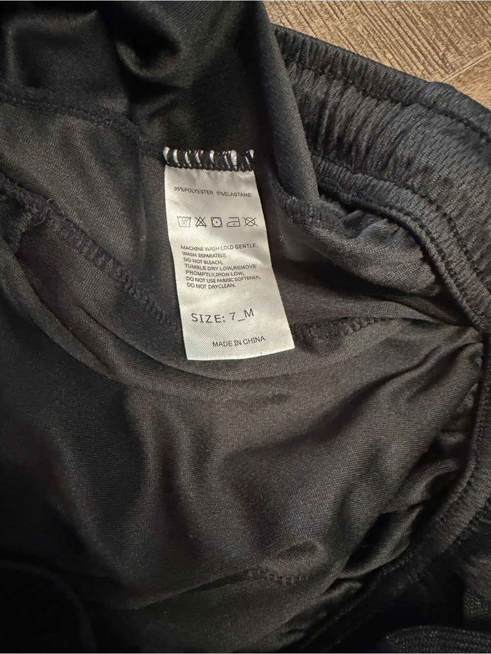 Amazon Black Men's Athletic Mesh Shorts with White Logo